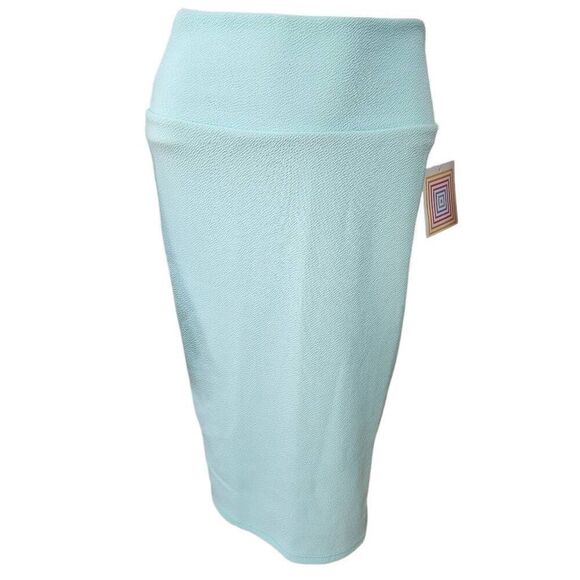NWT LuLaRoe Pastel Teal Cassie Skirt (XS) - Picture 2 of 5